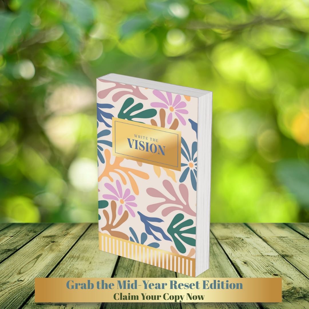 🌿 Mid-Year Reset | Write the Vision Planner (Limited Edition)
